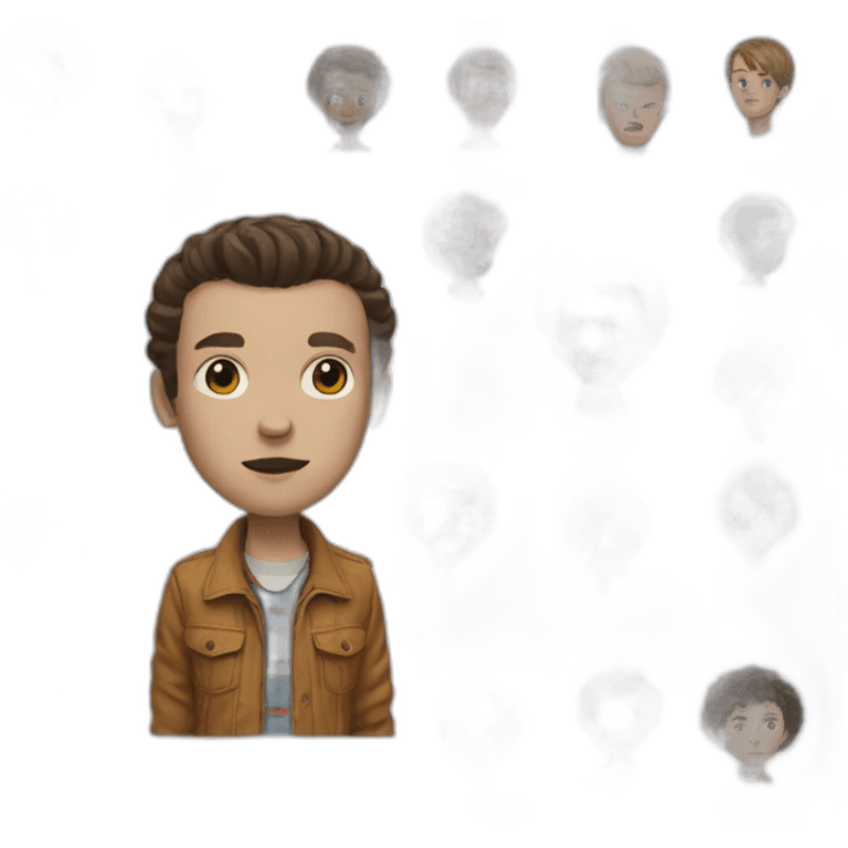 Eleven stranger things emoji