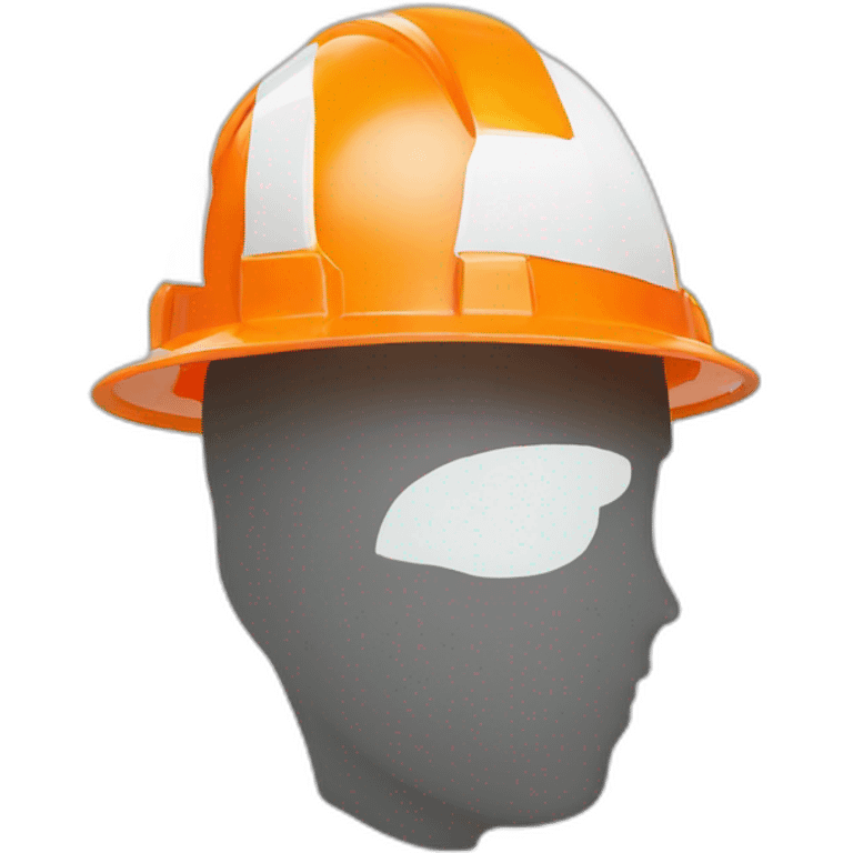 construction helment with cone logo emoji