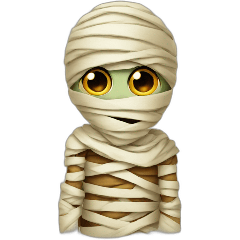 Mummy halloween emoji