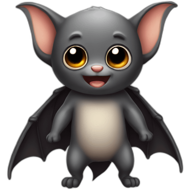 Cute little Bat  emoji