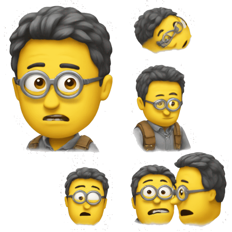 Minion yellow emoji