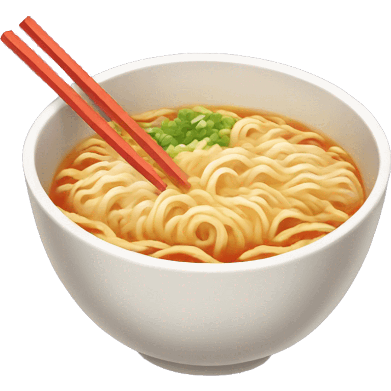 Hot bowl of ramen emoji