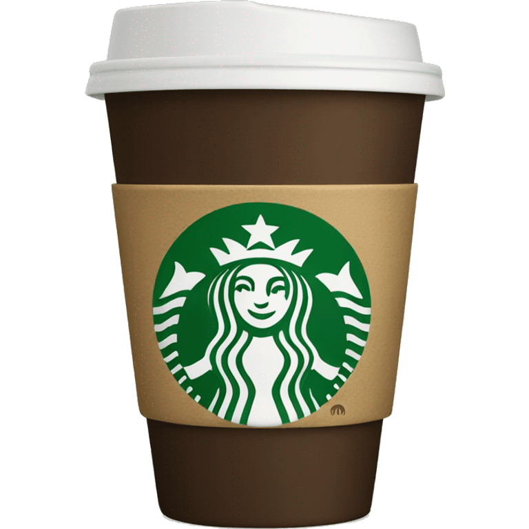 Starbucks coffee emoji