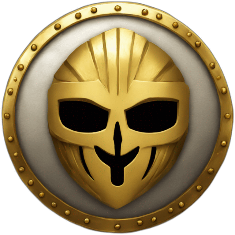 round goleden shield leonidas emoji