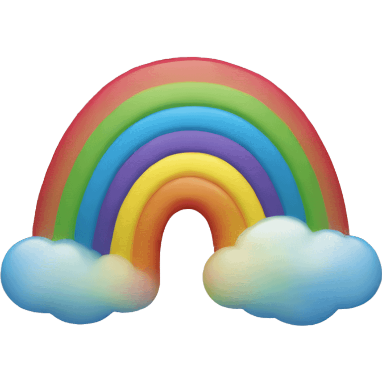 Rainbow colorful emoji