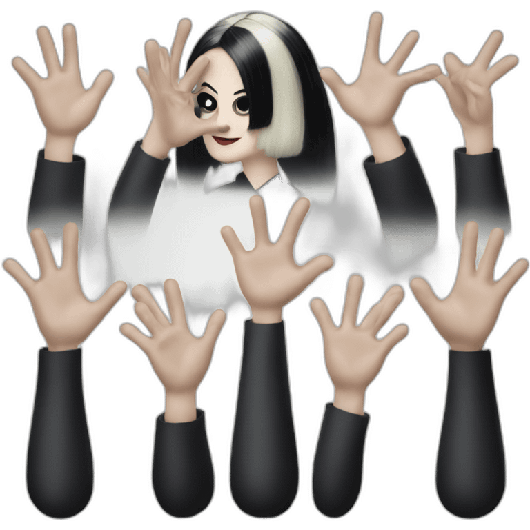 Addams Family Thing Hand emoji