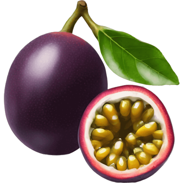 Passion fruit emoji