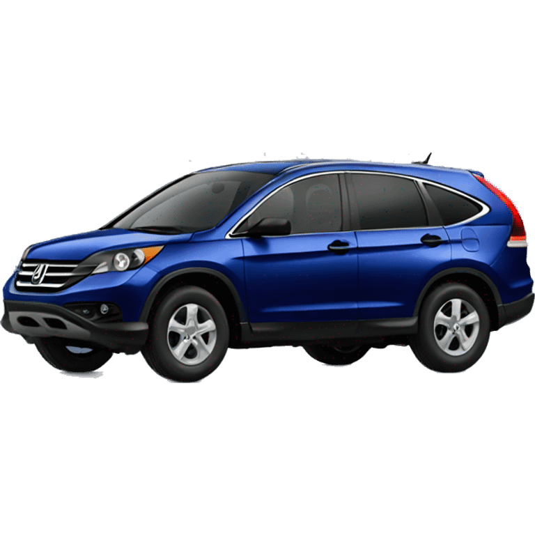 Dark blue car Honda crv emoji