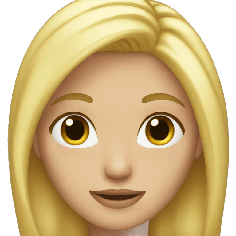 blonde hair emoji