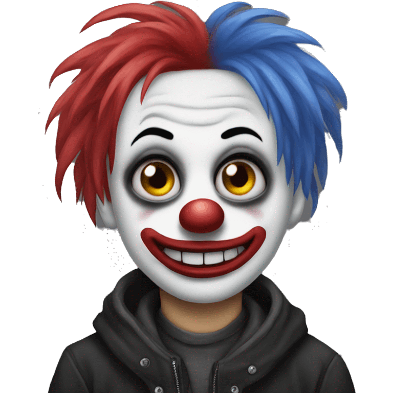 Emo clown emoji