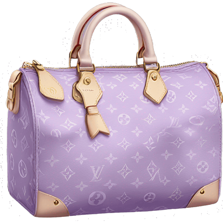 Light purple Louis Vuitton bag emoji