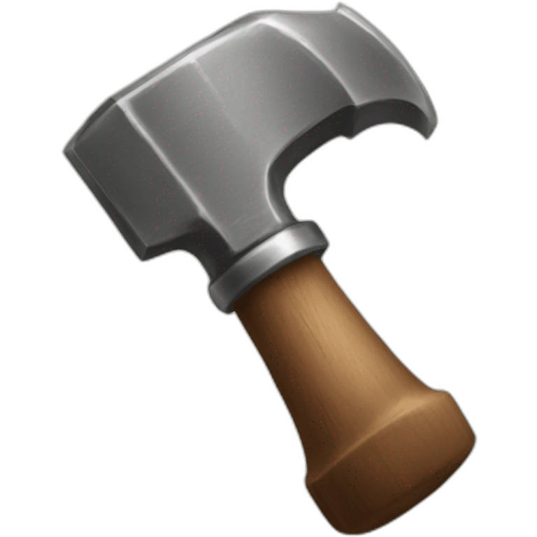 angry hammer emoji