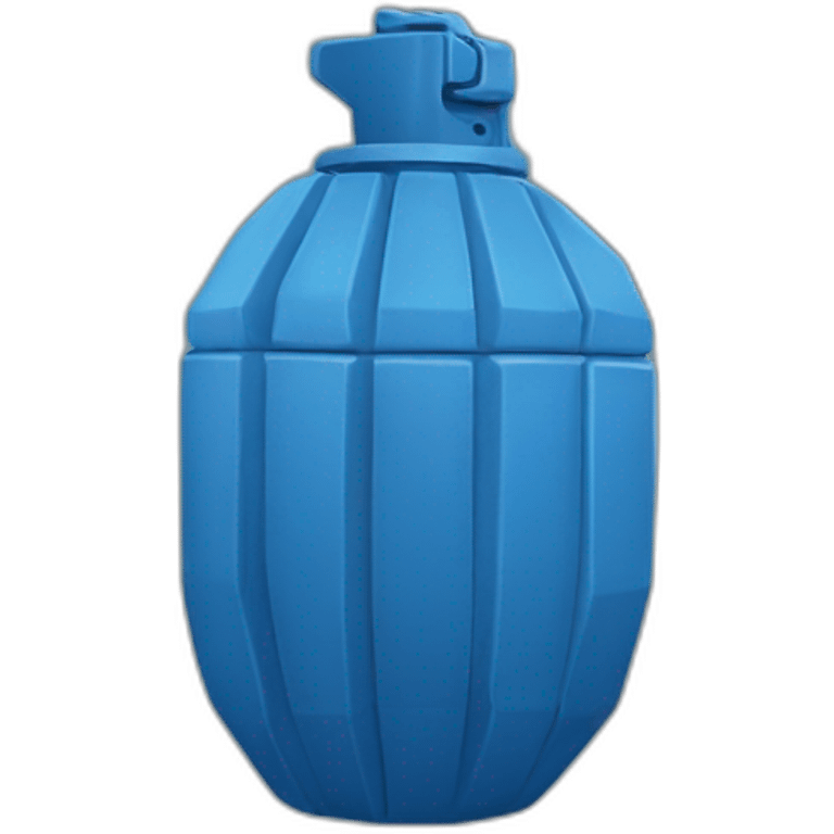 grenade-bleu emoji