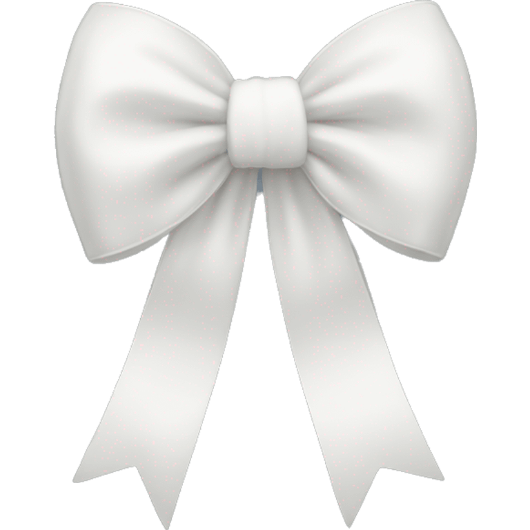 white bow emoji