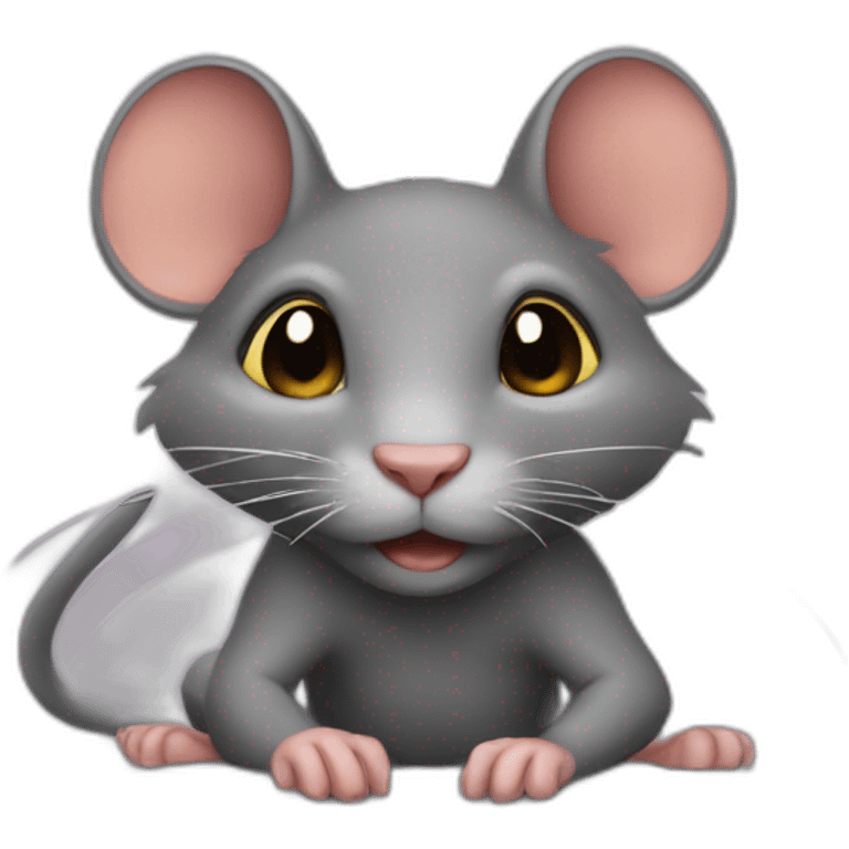 Souris sur toutrue emoji