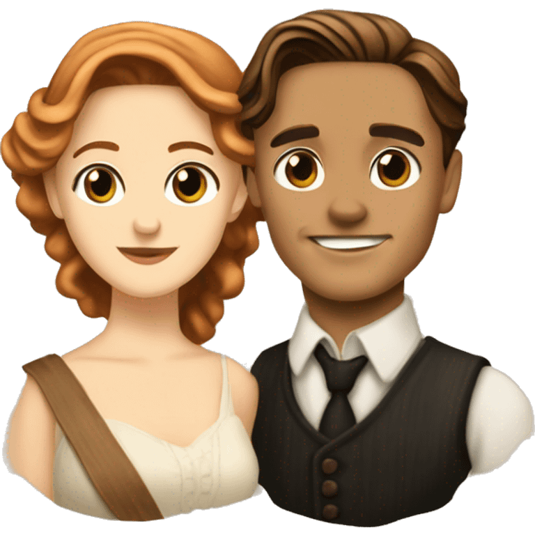 jack dawson and rose from titanic emoji