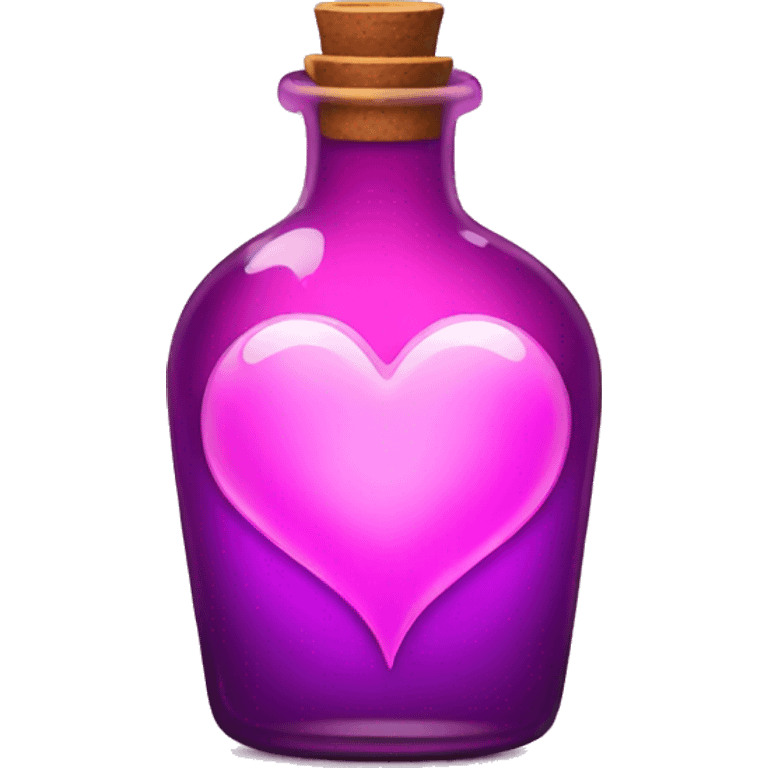 magic potion in a heart bottle emoji