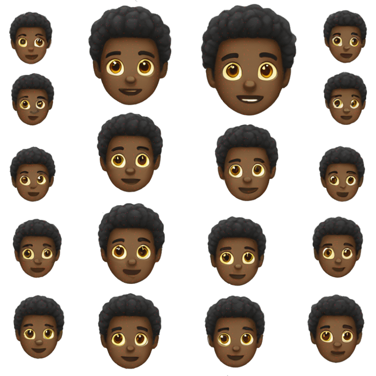 Black kid emoji