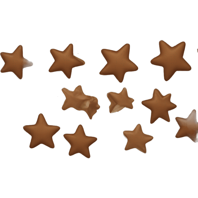 aesthetic brown star emoji