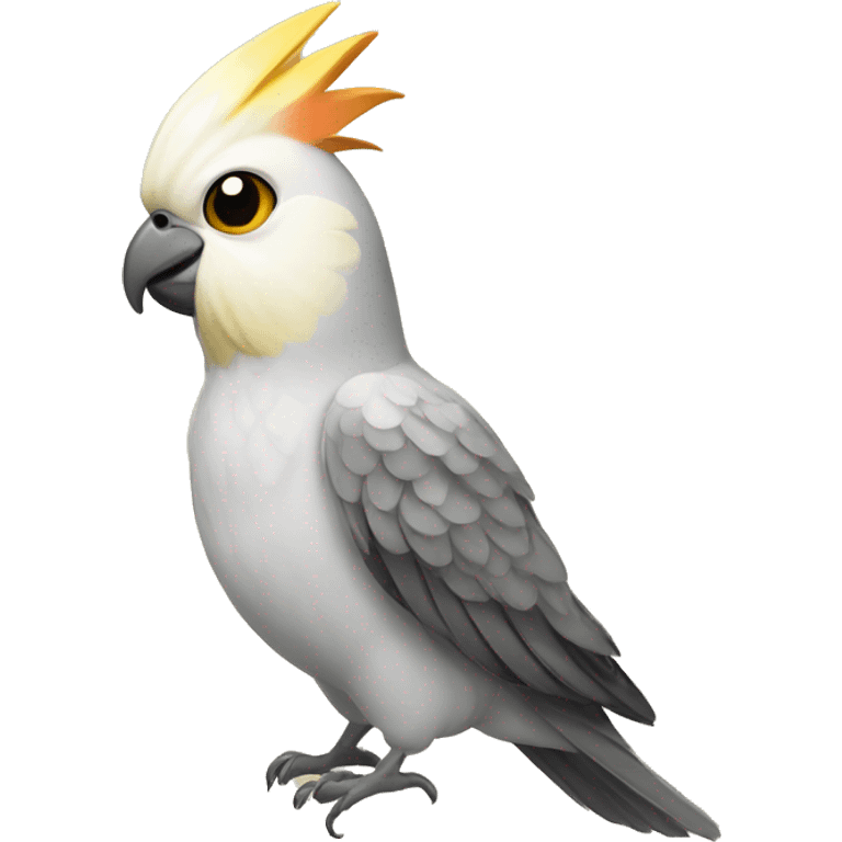 Cockatiel bird emoji