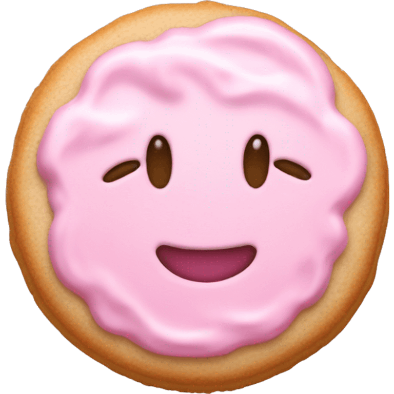 Light pink suger cookie  emoji