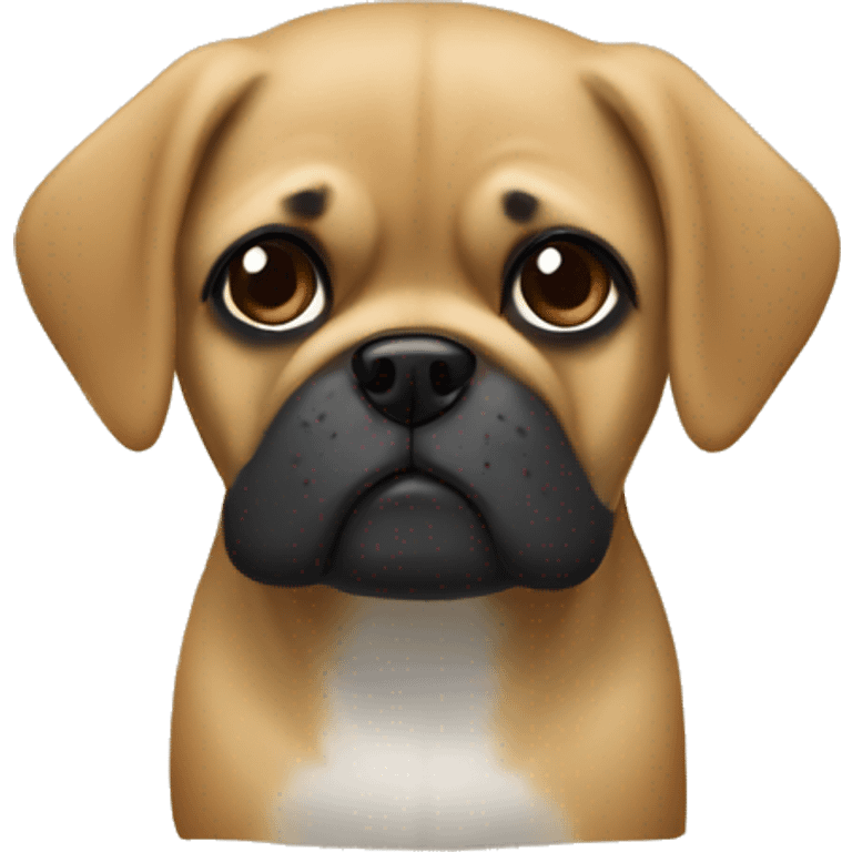 Pugalier with “thank you” sign emoji