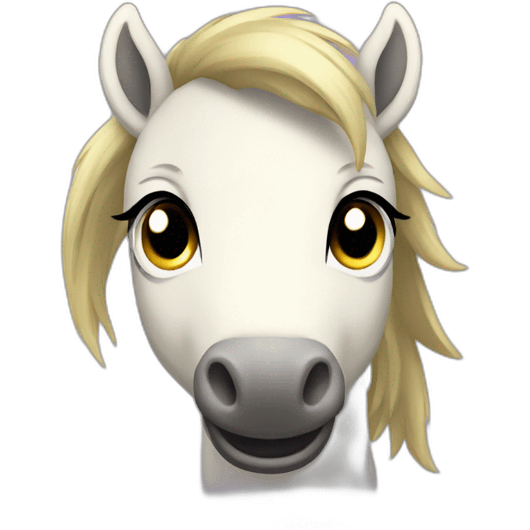 Happy pony emoji