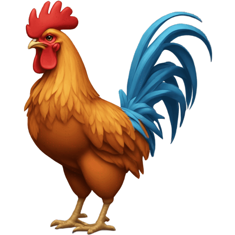 Muscular Rooster emoji