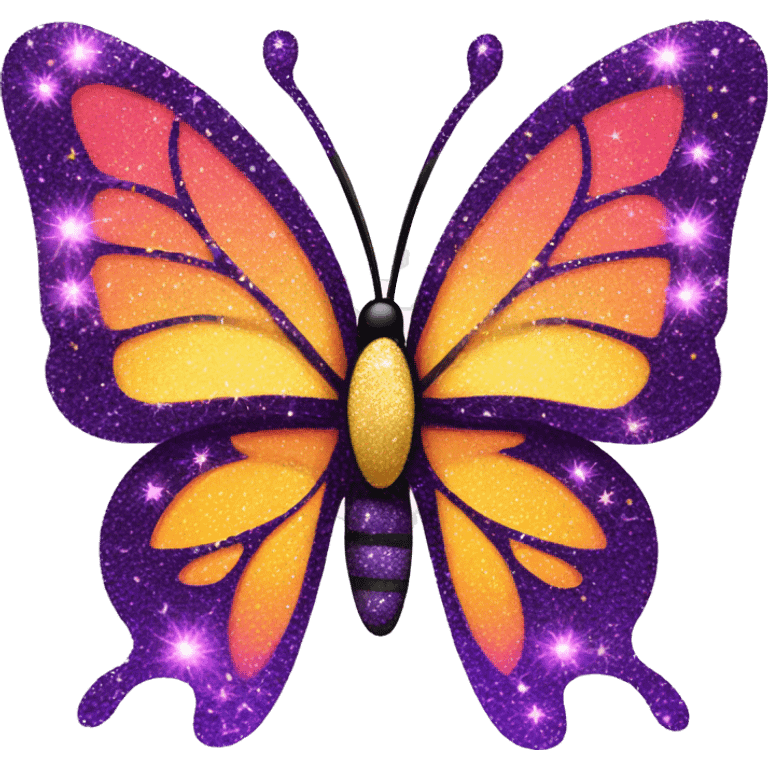 y2k glittery sparkly vibrant butterfly  emoji