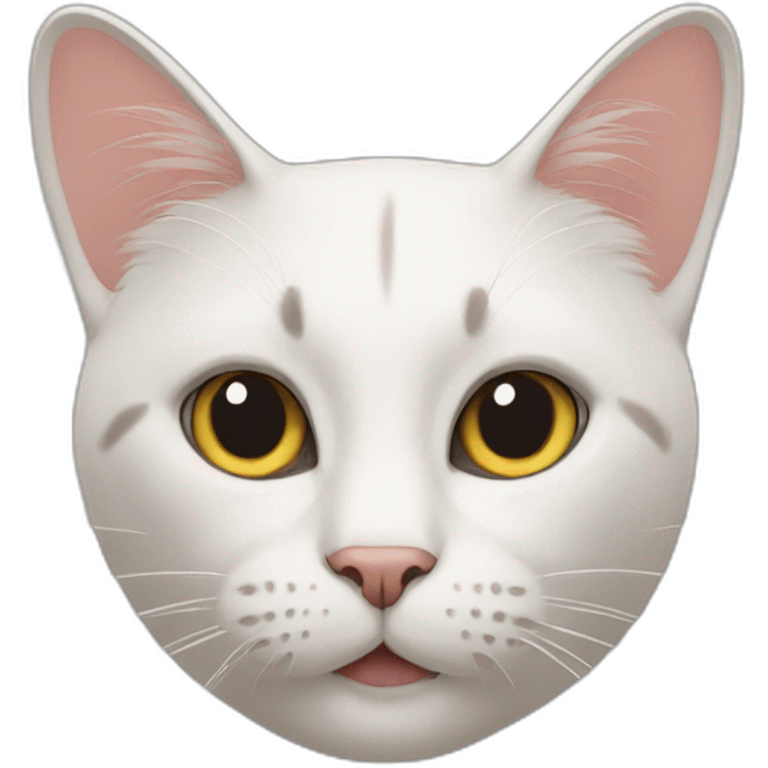 cat with vertical opened scroll emoji