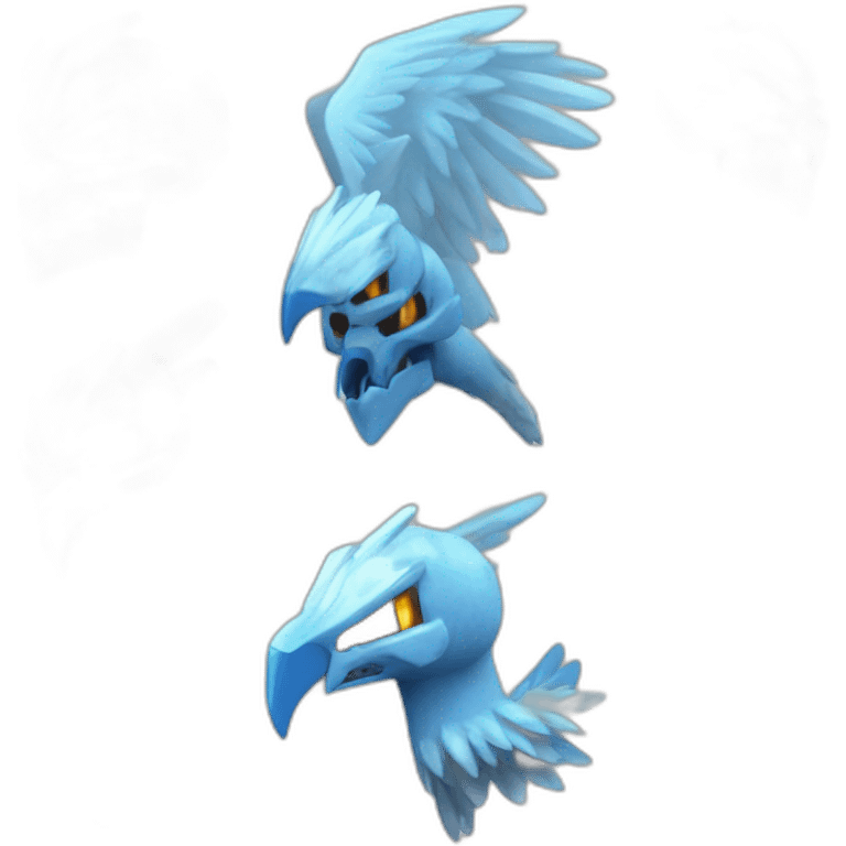 head cranial ice skull Articuno pokemon pixelmon Minecraft delegate emoji