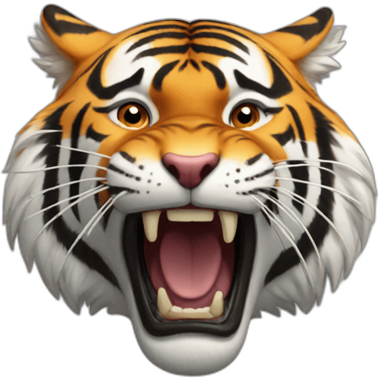 tiger roar emoji