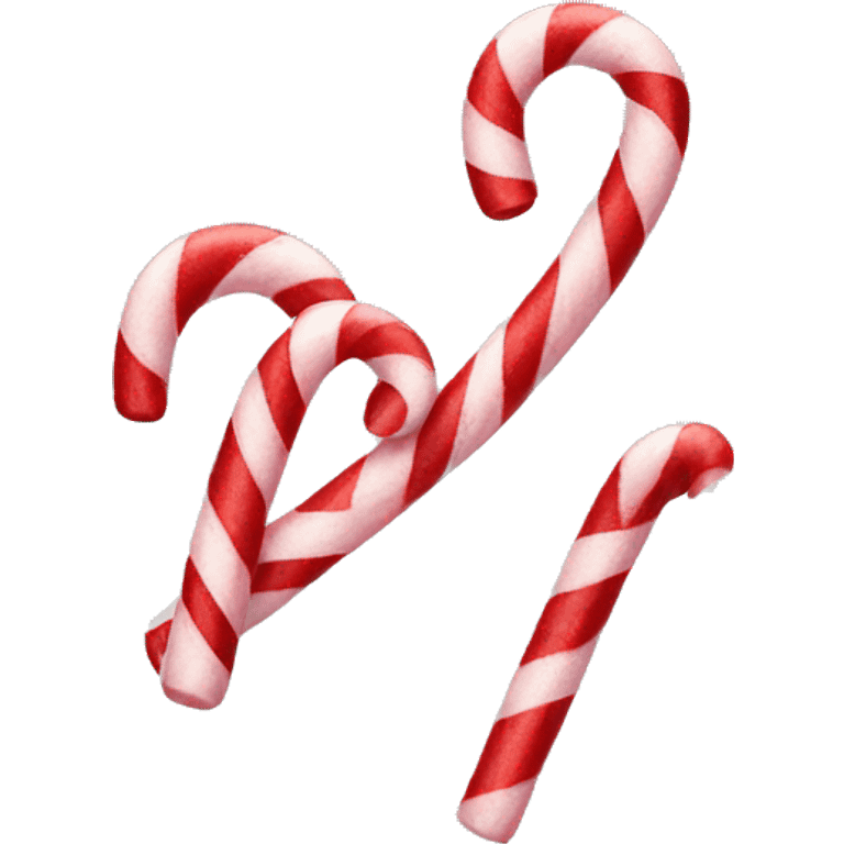 Candy canes emoji