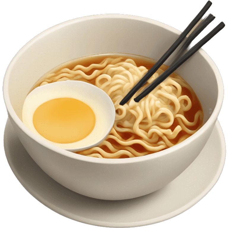 bowl of ramen and a cup of tea  emoji