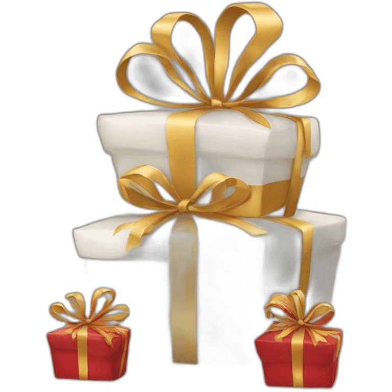 three gifts emoji