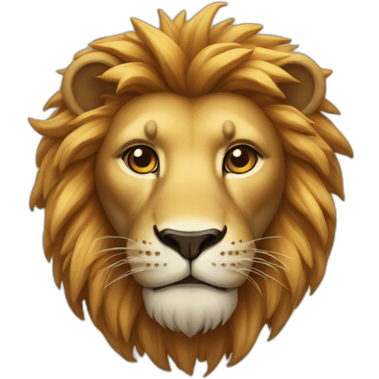 festive lion emoji