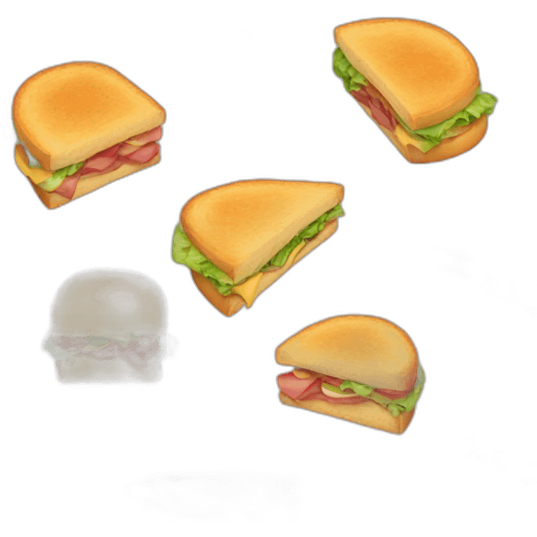 A stupid sandwich  emoji