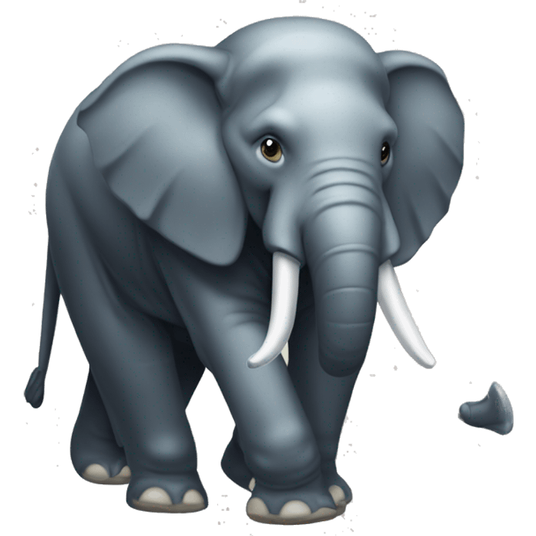 Éléphant samouraï  emoji