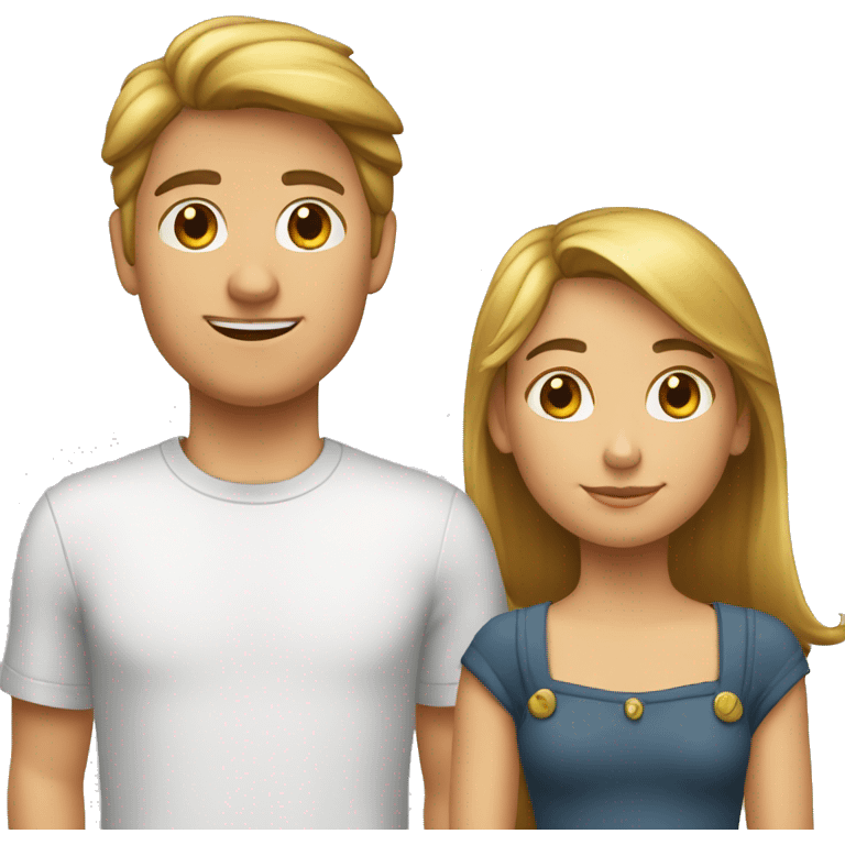 Garçon et fille  emoji