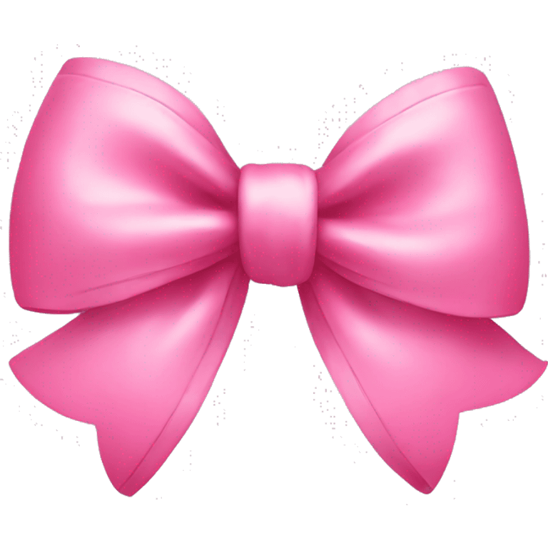 Cute pink bow emoji