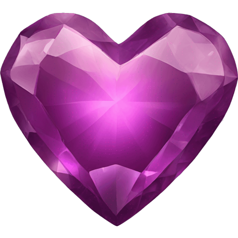 Gemstone heart emoji