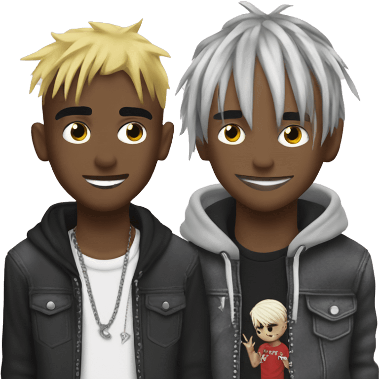 Xxxtentacion and lil peep emoji