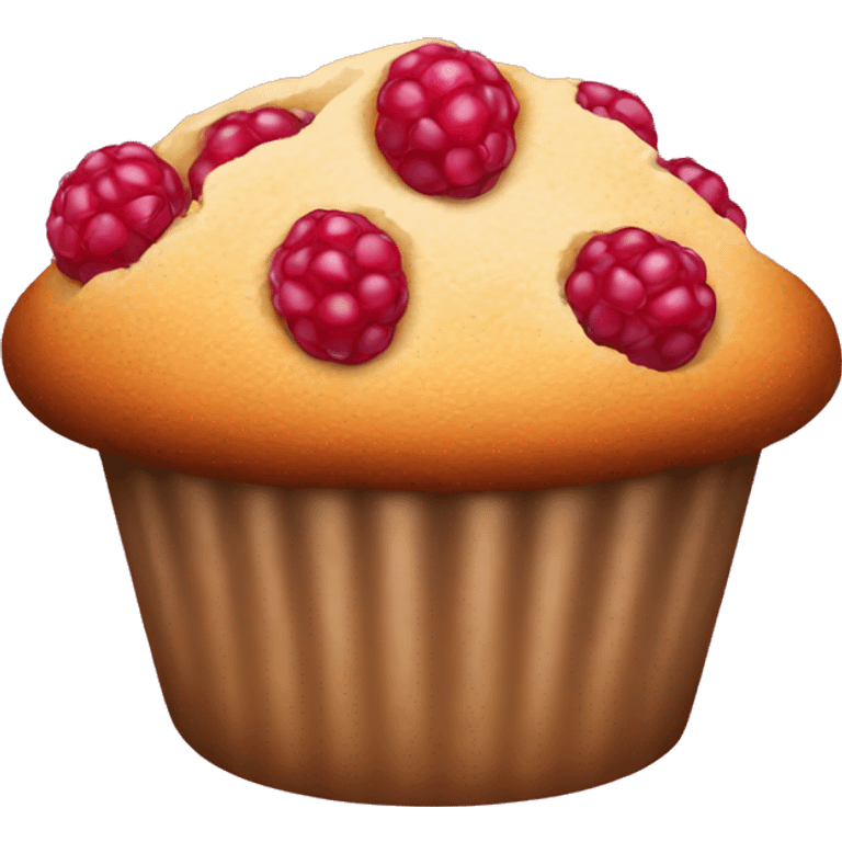 raspberry muffin  emoji