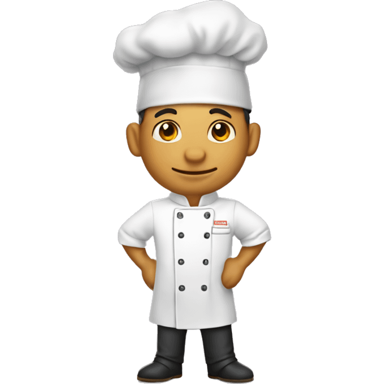 Dragon chino con traje de chef emoji