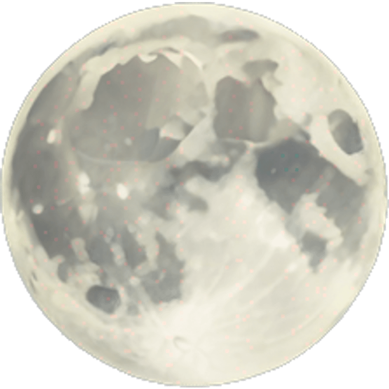 full moon emoji