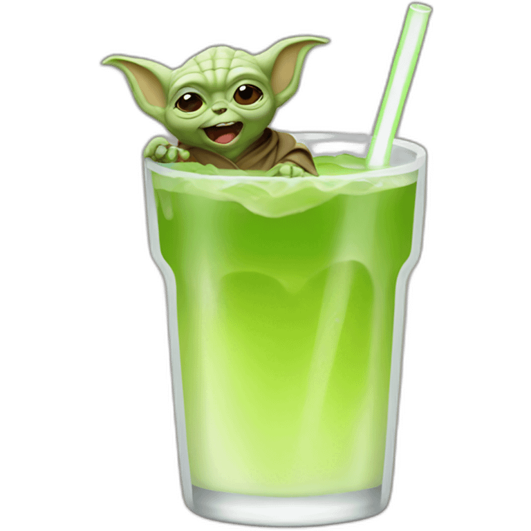 Yoda drink bear emoji