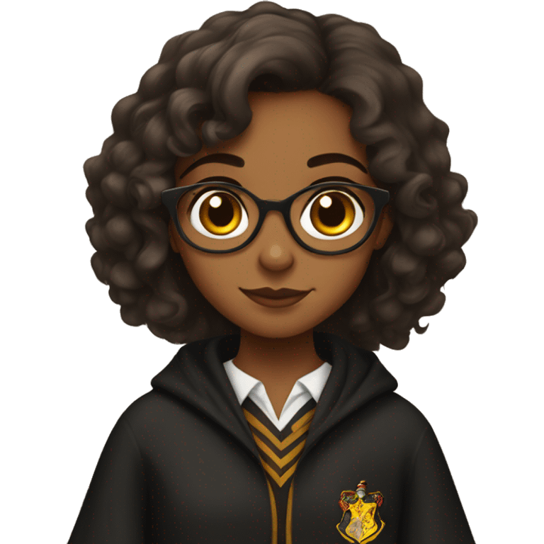 brown girl in harry potter outfit emoji