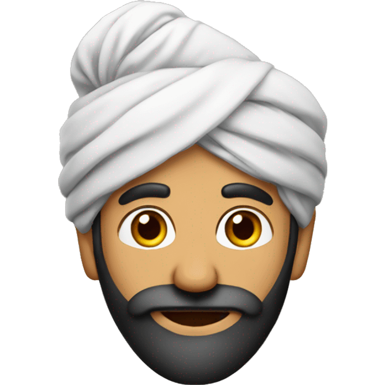 Kashmiri man with beard emoji