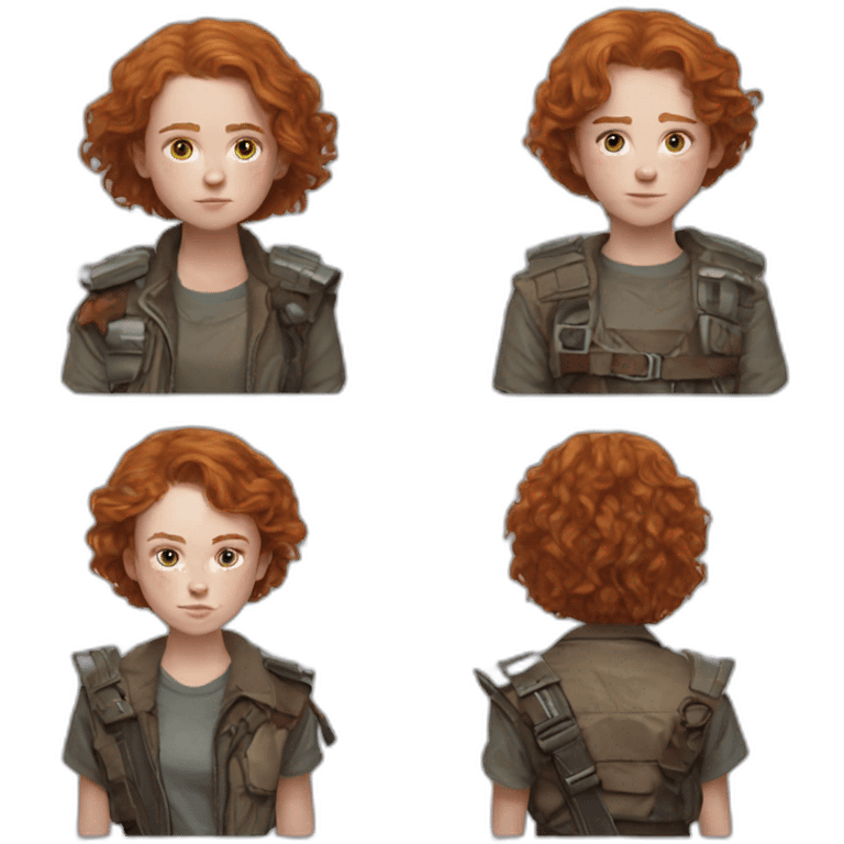 sadie sink madmax stranger things emoji