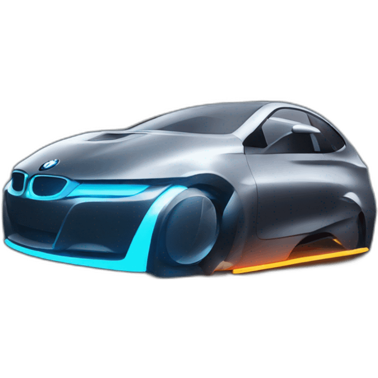 BMW neon logo emoji